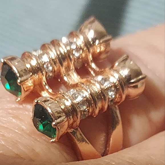 ❤️NWT GF 14k With Swarovski Crystals Ring size 9